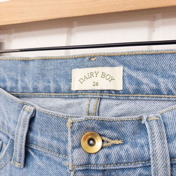 Dairy Boy Relaxed Straight Leg Denim Jeans Size 26 - Picture 4 of 9